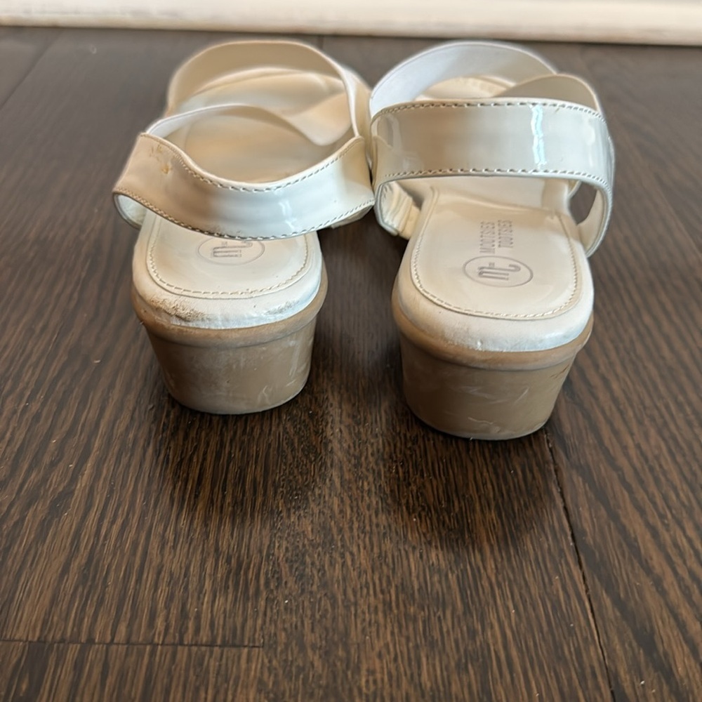 π΄π΄ Mootsies Tootsies Ladies White Sandal Sz 9 - Picture 4 of 6